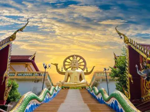 Koh Samui Day Tour: Big Buddha, Namuang Waterfall, Mummified Monk & Elephant Home Care | Thailand