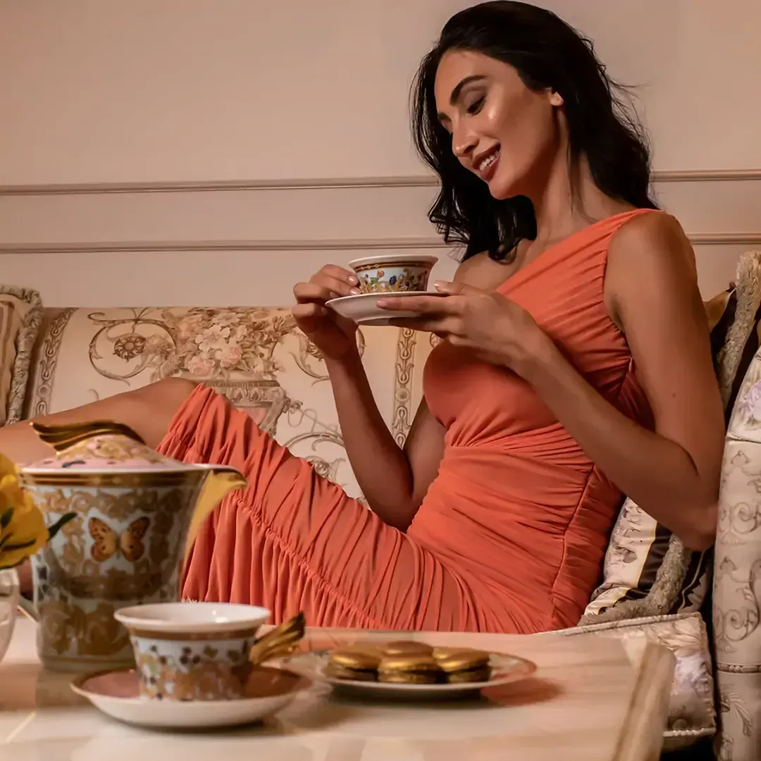 Stylish Afternoon Tea Experience for Two at Palazzo Versace